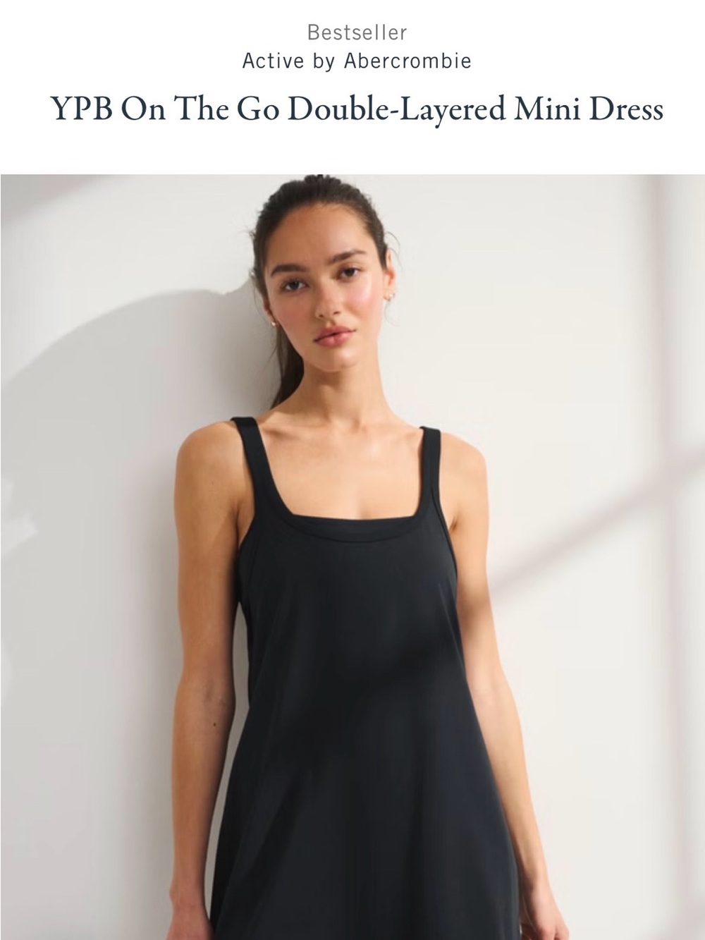 Abercrombie & Fitch Black Athletic Dress